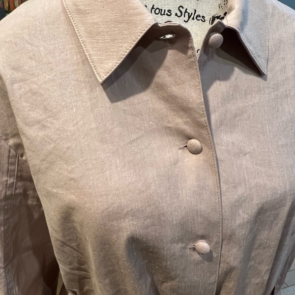 Theory Patch Pocket Shirt Jacket with Belt - Picture 4 of 6